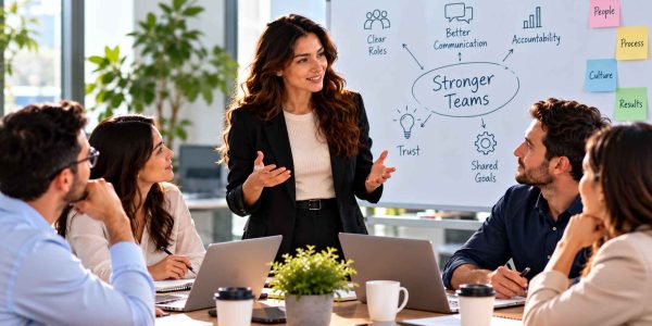Collaborative Stronger Teams Brainstorming
