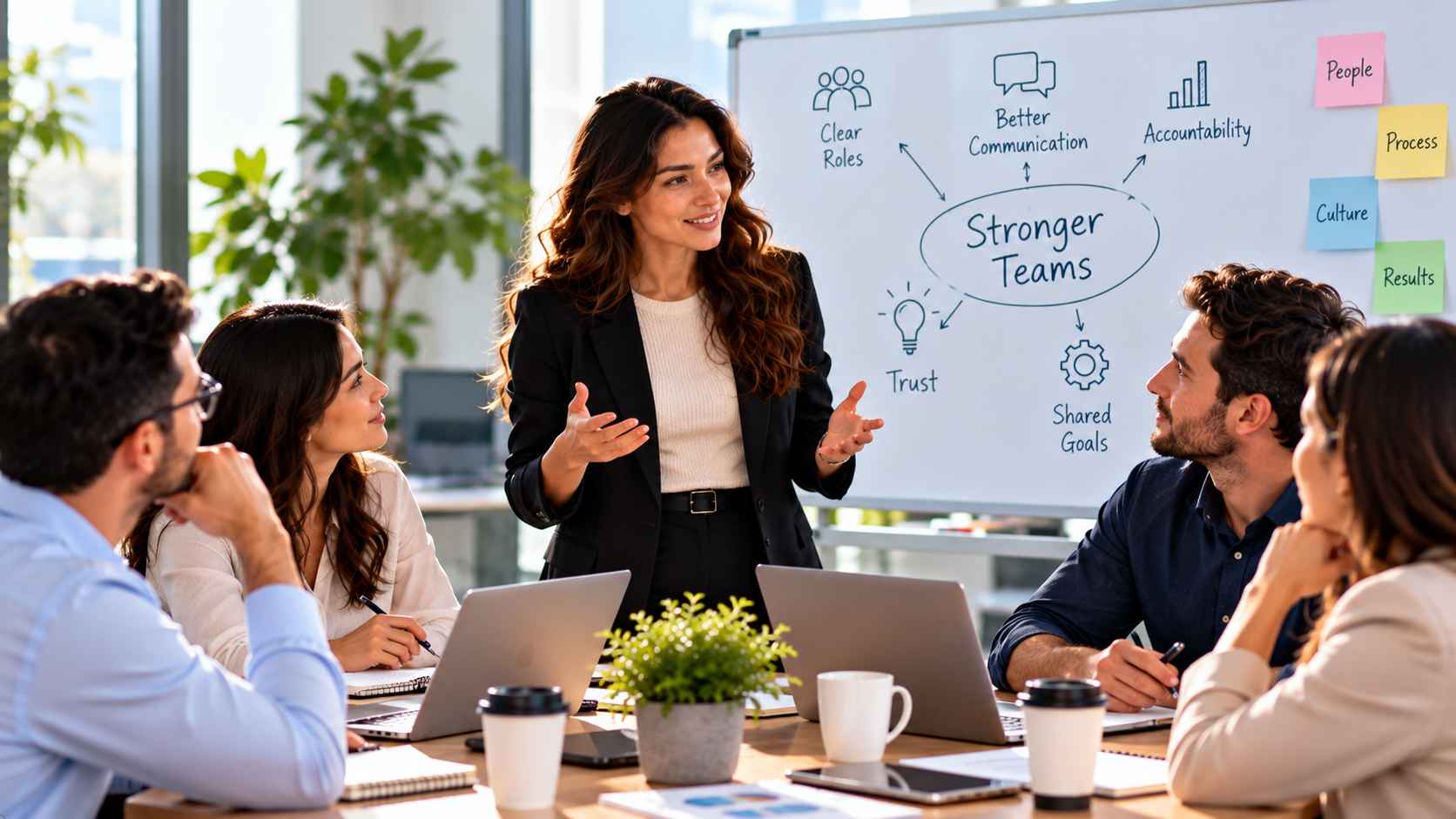 Collaborative Stronger Teams Brainstorming